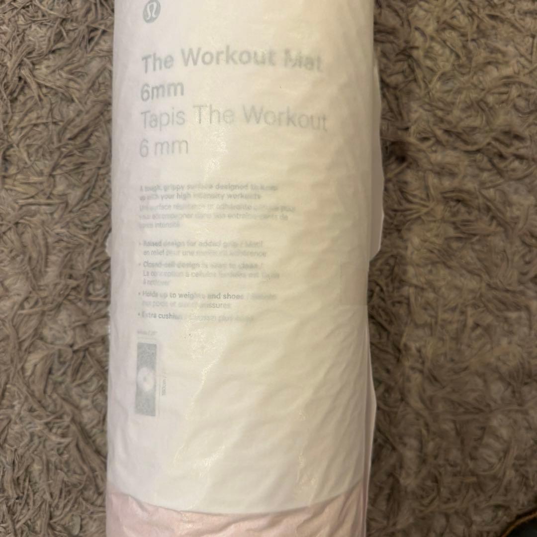 新品　ルルレモン　The Workout Mat 6mm ヨガマット　ピンク