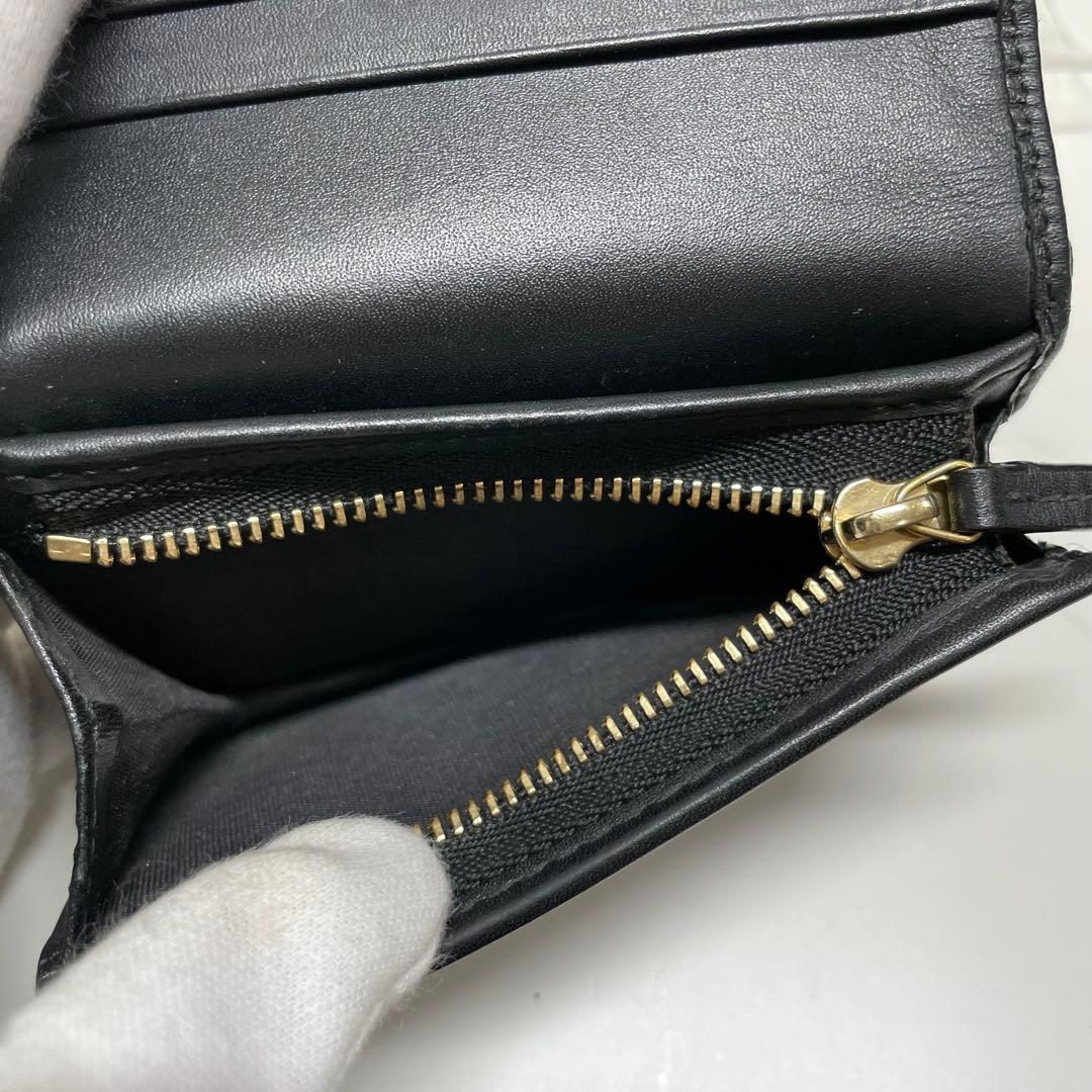 だ*ち様 GUCCI bee GGパターン 二つ折り財布 ベージュ・ゴールド