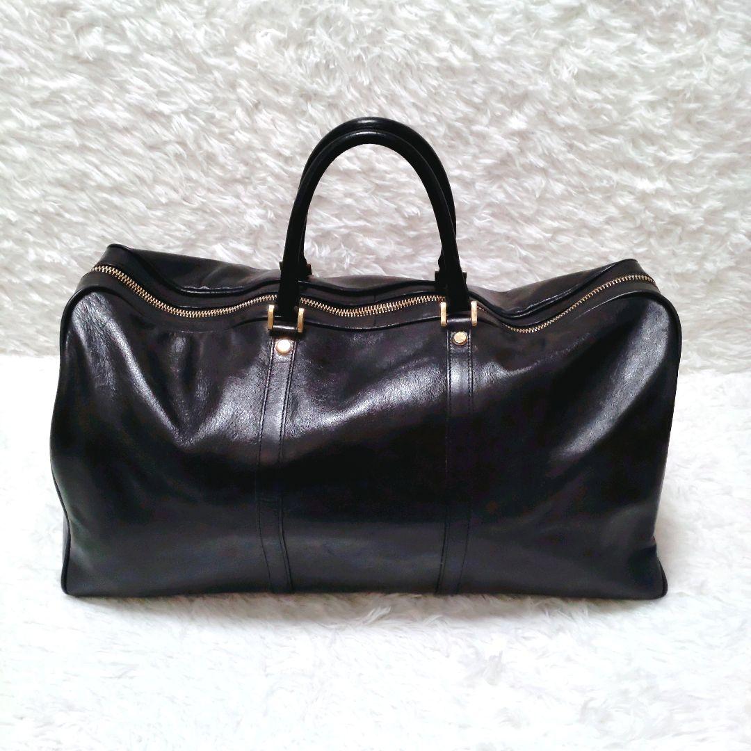 MORESCO produced by KAWANO ボストンバッグ 本革 黒