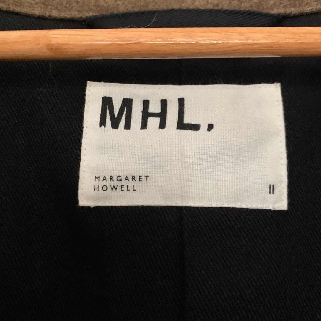 MHL ロングコート　ライトブラウン　ウール