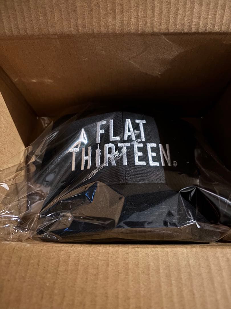 専用　FLAT THIRTEEN ♭13 Logo Cap 黒