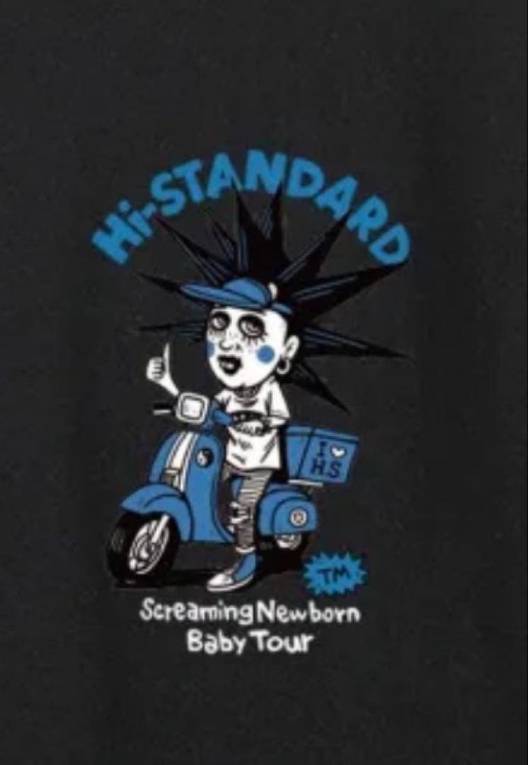 ミュージシャン Hi-STANDARD SNB TM Paint L/S T-shirt