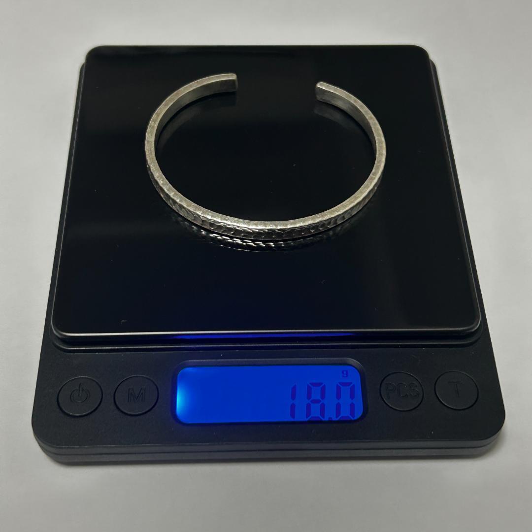 【新品】カレンシルバー バングル タイ北部 カレン族 ハンドメイド