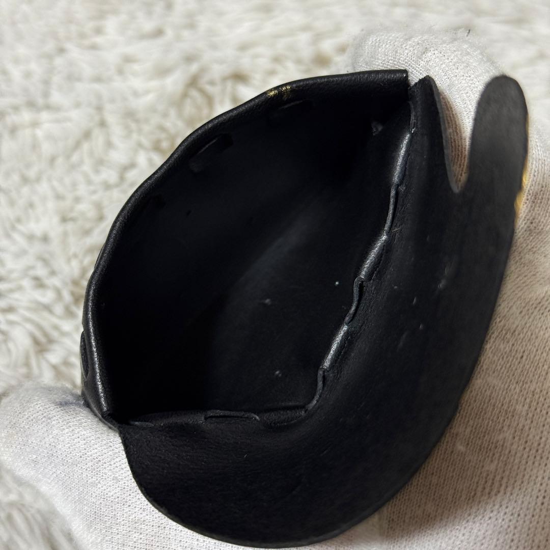 極美品✨所作　Shosa 三つ折り財布　海月　cp2.5 レザー　ブラック