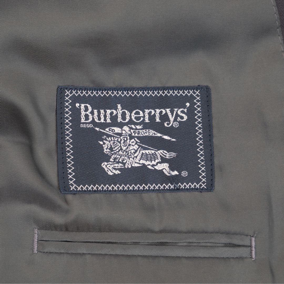 70s Burberry's セットアップ　テーラードジャケット　ダークグレー