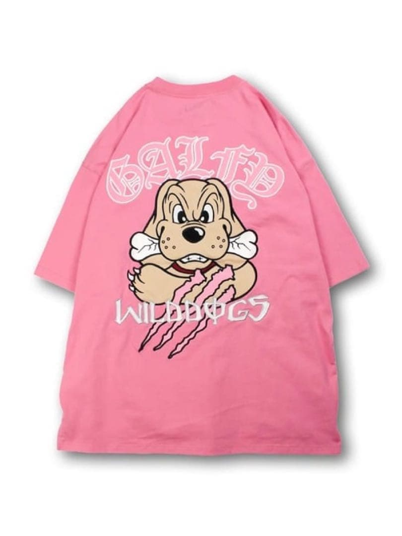 GALFY ガルフィー 半袖Tシャツ 覚醒ビースト 犬口ゴピンク