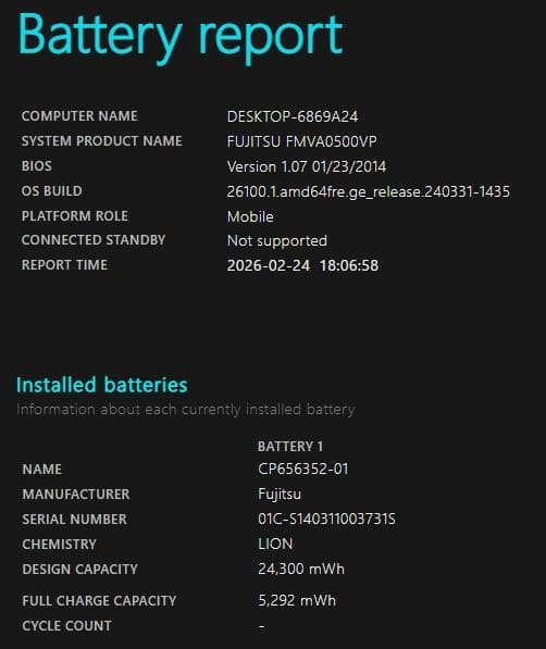 Fujitsu　ノートパソコン　A574/HX　SSD搭載