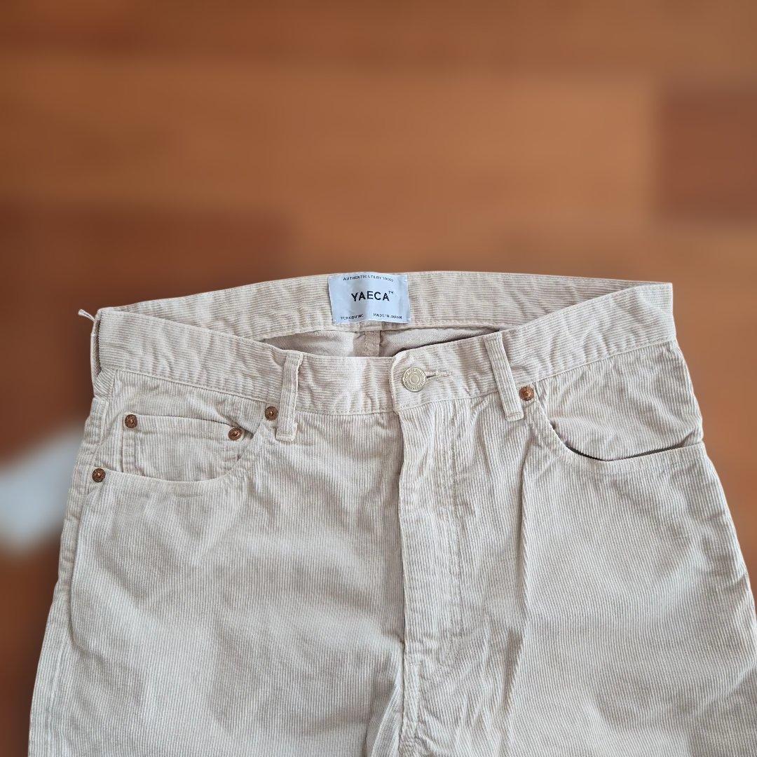 YAECA コーデュロイ パンツ