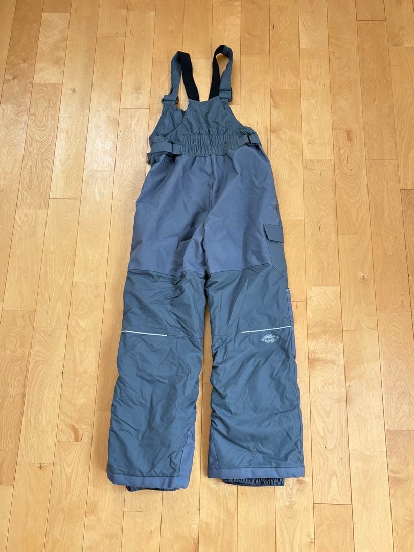 【美品】Columbia スノーウェア M グレー　140cm