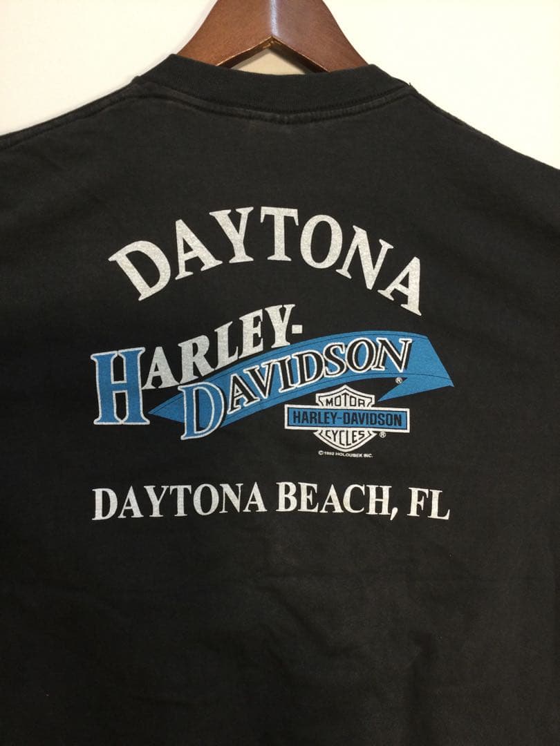 長袖ブラックtシャツ By HARLEY-DAVIDSON