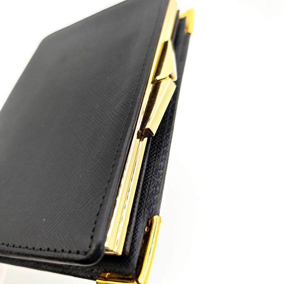 極美品 ジバンシー がま口 二つ折り財布 コンパクト ウォレット ミニ