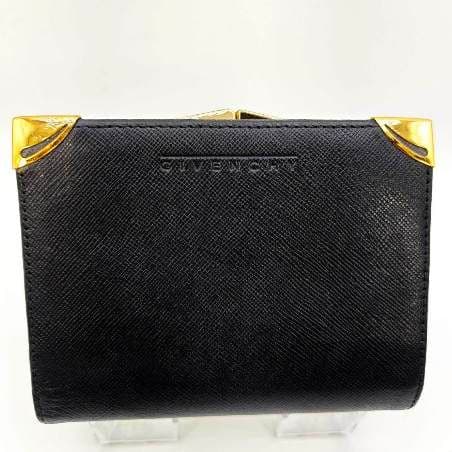 極美品 ジバンシー がま口 二つ折り財布 コンパクト ウォレット ミニ