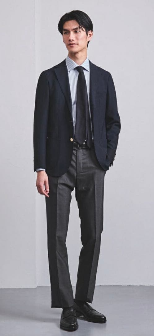 【美品】ユナイテッドアローズ　金ボタン3B ブレザーSize50
