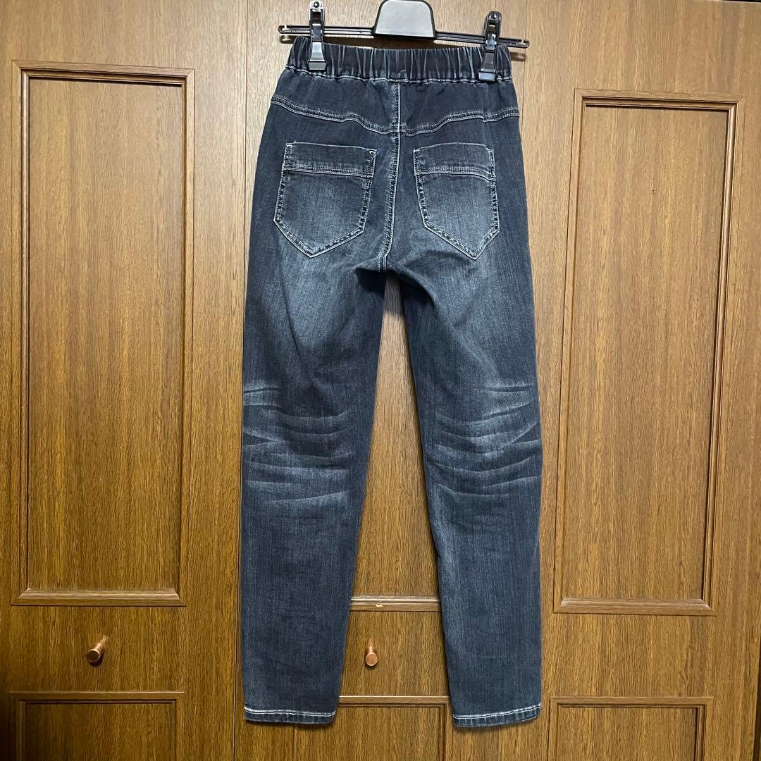 レリアン　タグ付未使用に近い　ネミカ　デニムパンツ　ウエストゴム