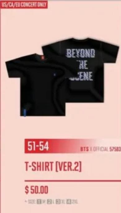 BTS LYS WORLD TOUR Tシャツ 2Lサイズ