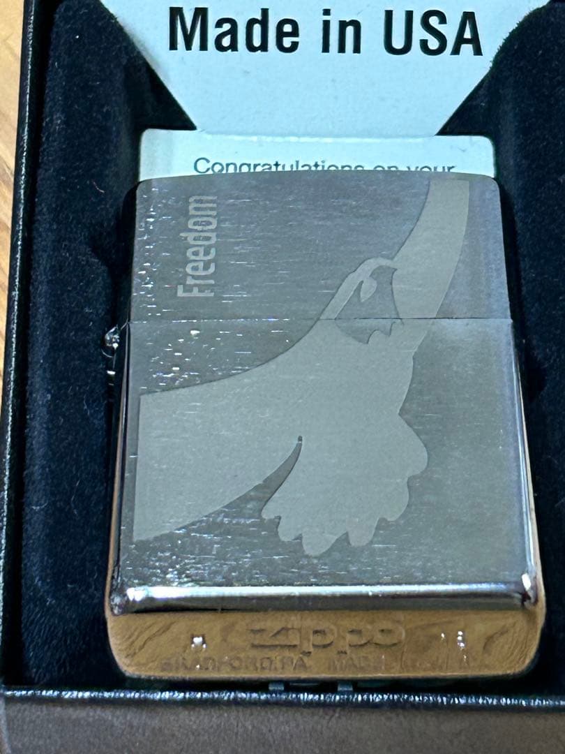 Zippoライター Freedom Winston