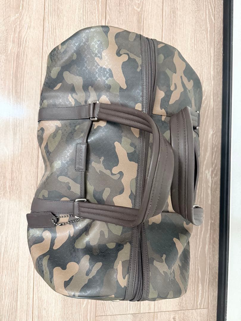 【超美品】COACH 迷彩ボストンバック