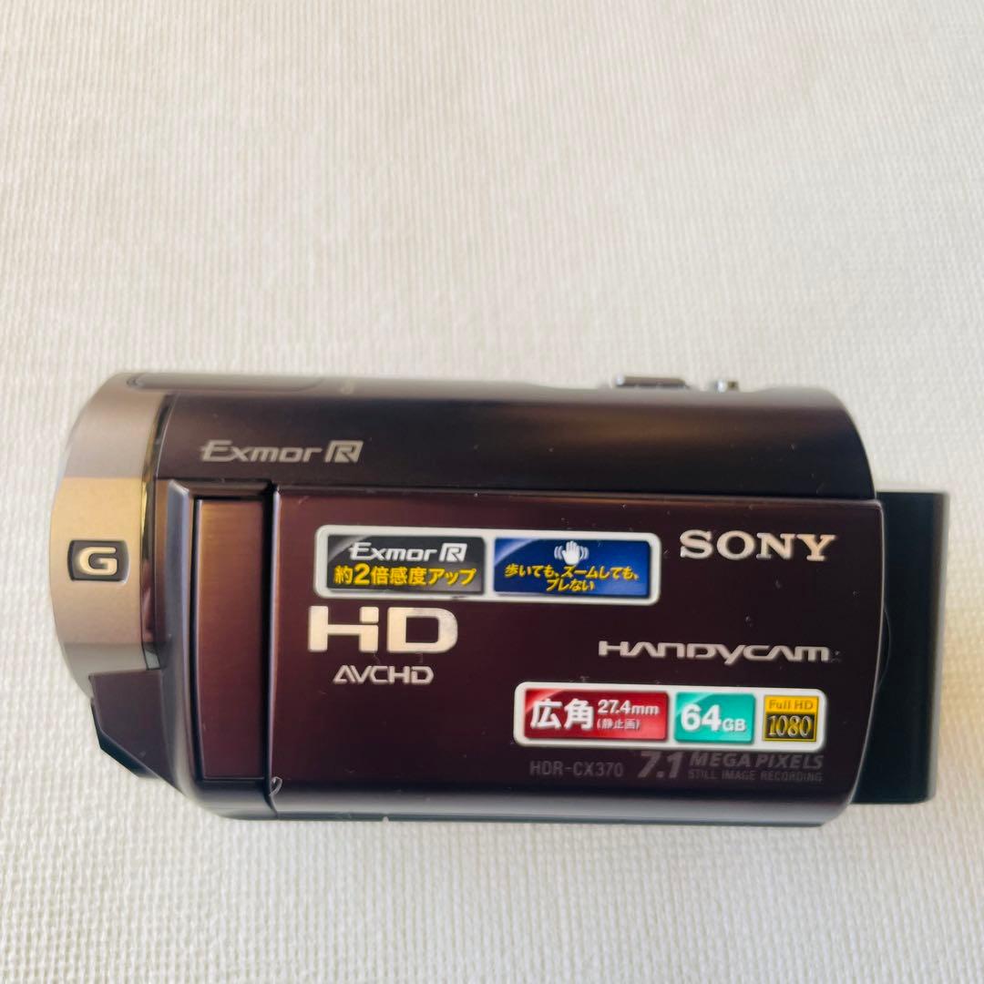 【動作確認済】SONYデジタルHDビデオカメラレコーダーHDR-CX370V-T
