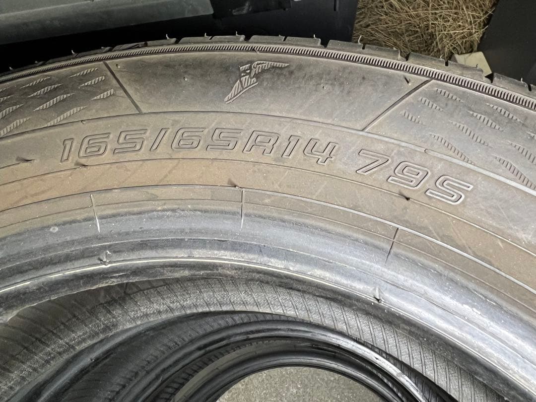 23年製 24年製 165/65R14 4本 中古 グッドイヤー EG02
