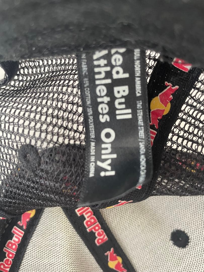 red bull athlete支給/実使用　メッシュキャップ