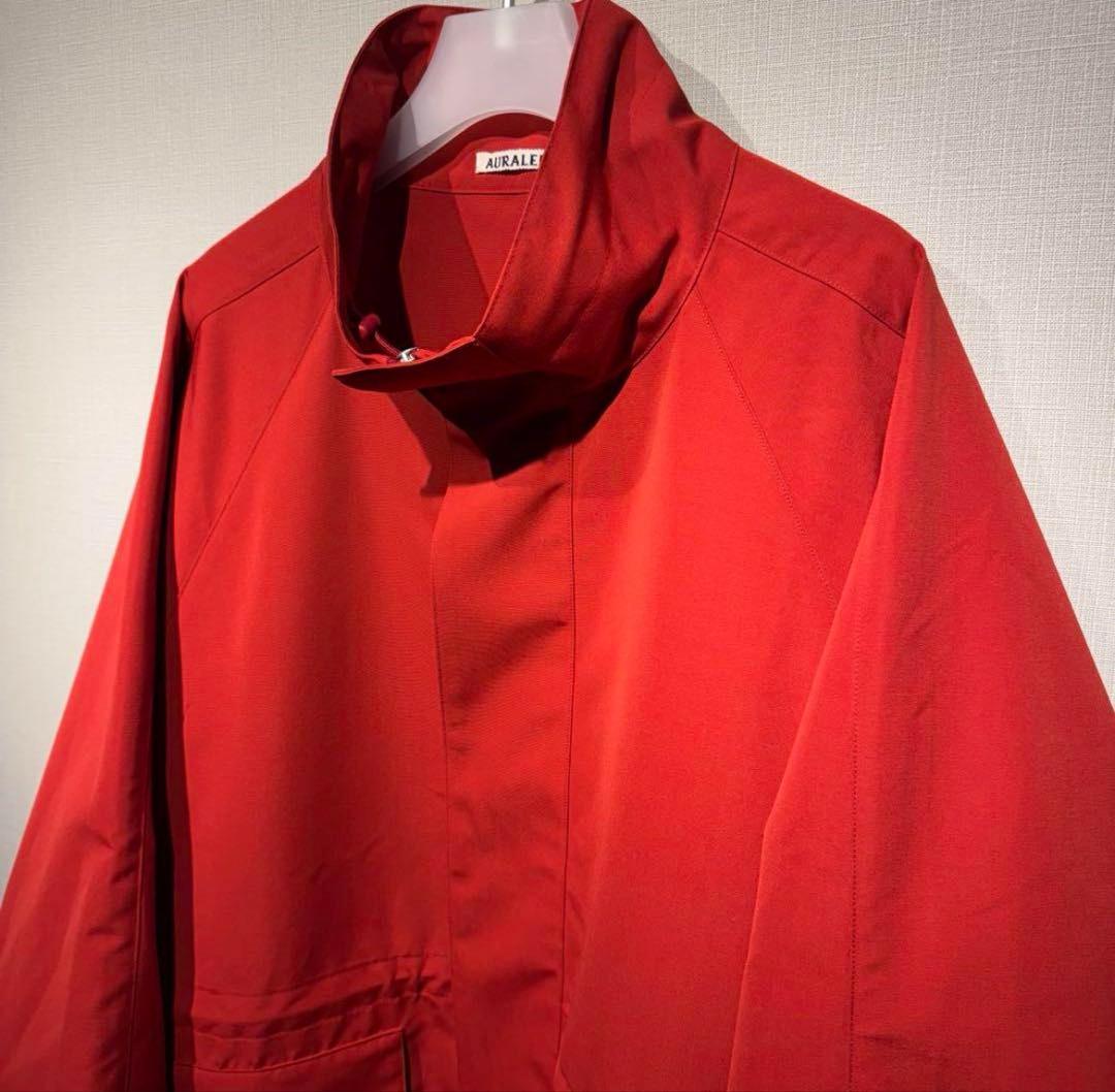 ジャケット・アウター AURALEE 25SSWOOL MAX CANVAS ZIP BLOUSON