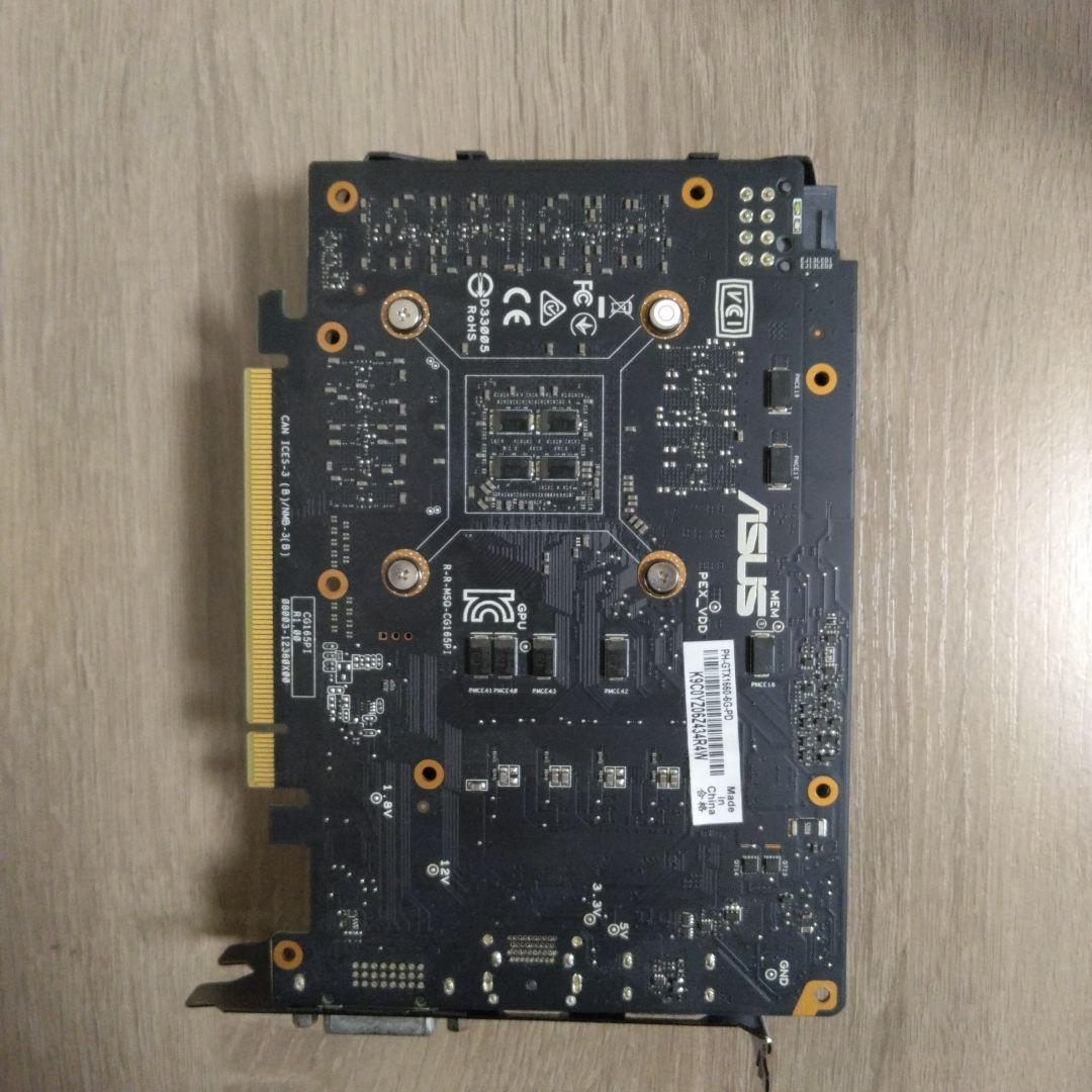 ASUS グラフィックボード gtx1660 ジャンク