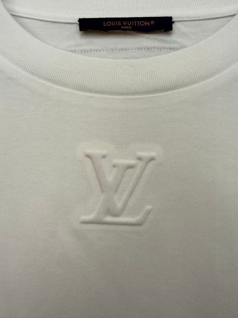ルイヴィトン 新品同様 LOUIS VUITTON ホワイト 長袖 Tシャツ