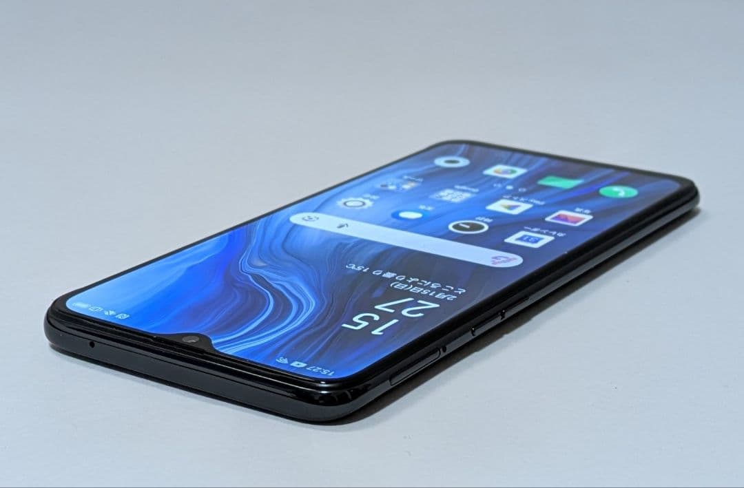 【液晶美品】OPPO Reno A CPH1983 ブラック SIMフリー