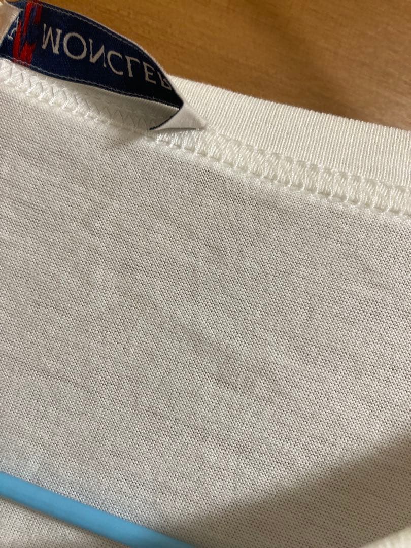 MONCLER ホワイト Tシャツ 半袖
