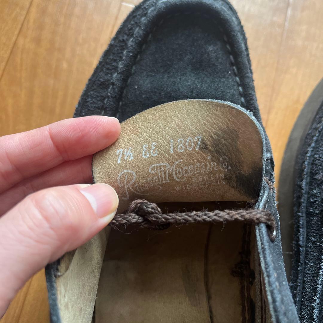 Russell Moccasin トリプルヴァンプ　ダークグレー