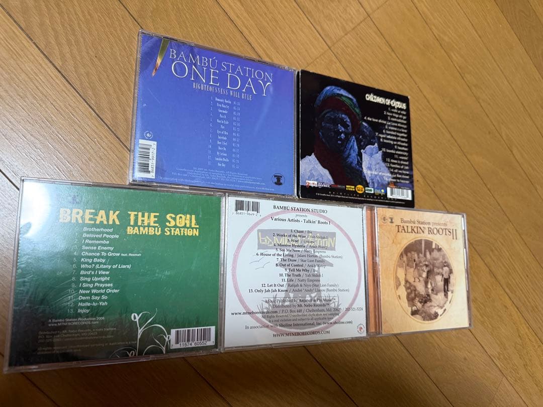 Bambu Station CD5枚セット 貴重かつレア レゲエ