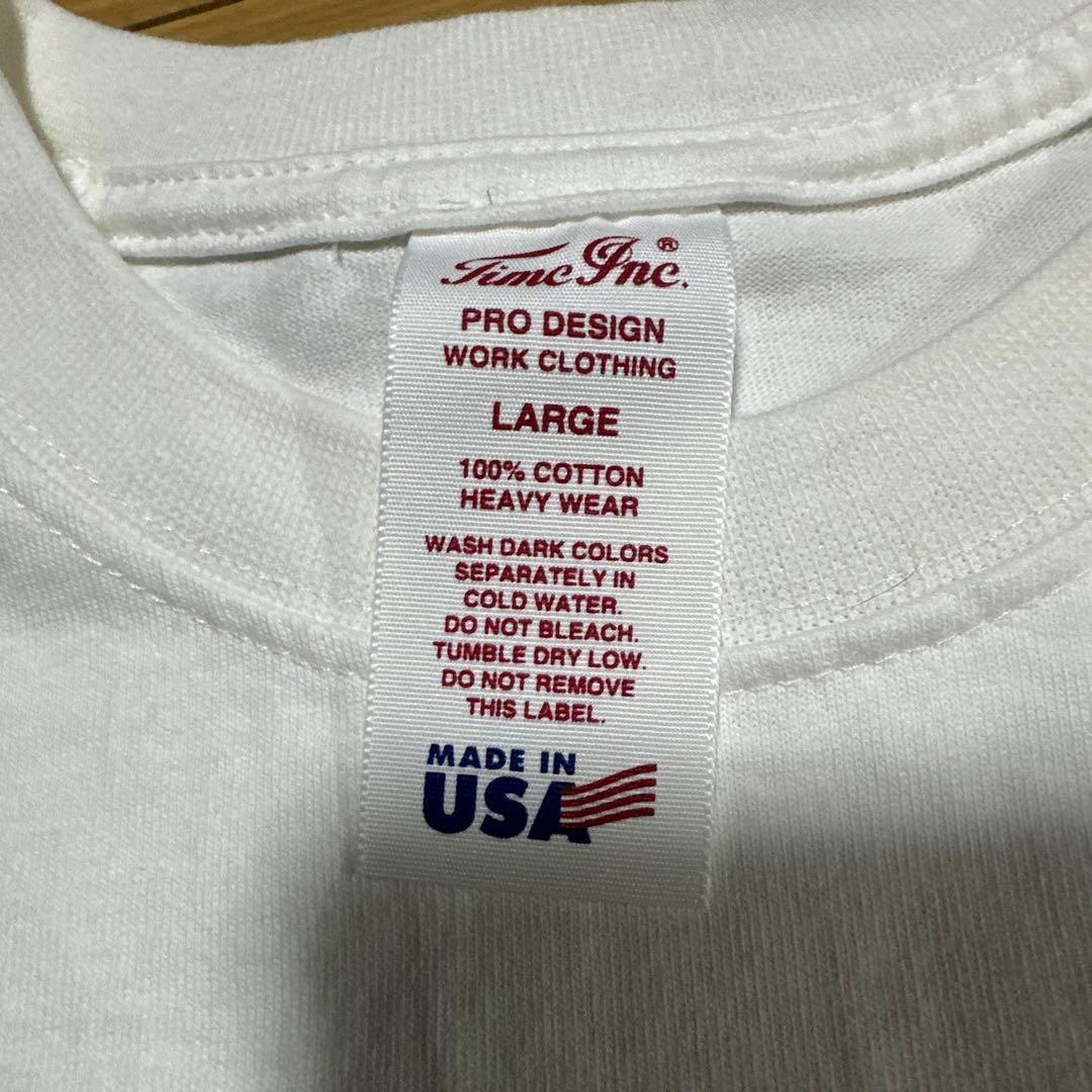 Timc Inc. ホワイト Tシャツ 2枚セット Lサイズ