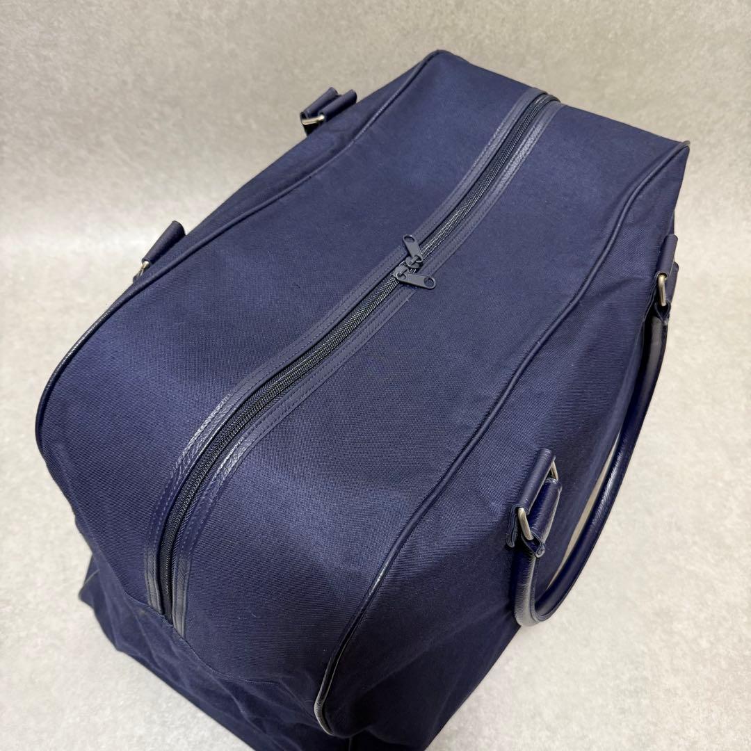 【POLO RALPH LAUREN】ボストンバッグ　キャンバス　レザー