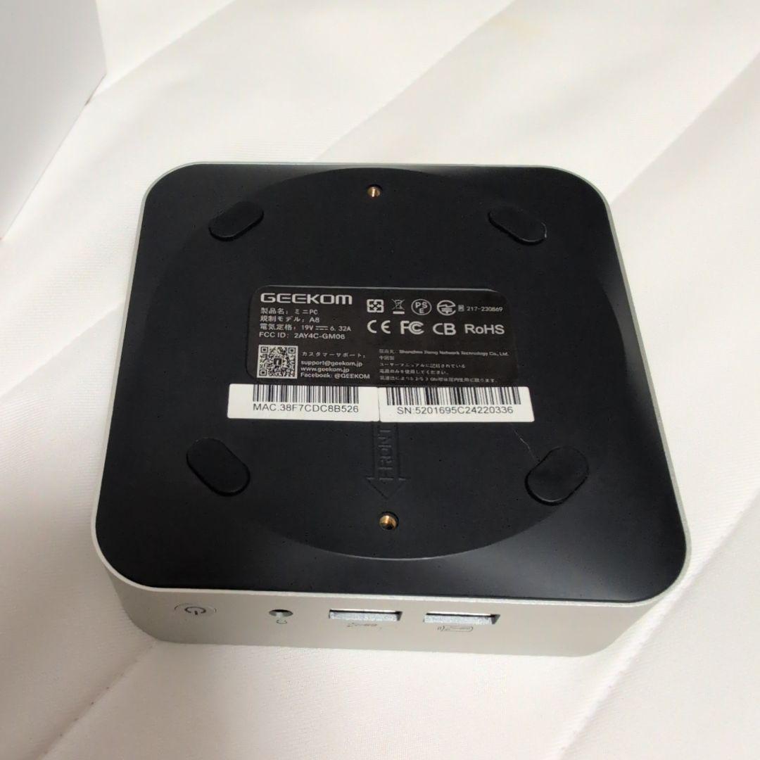 GEEKOM ミニPC A8 ssd 1TB メモリ32GB