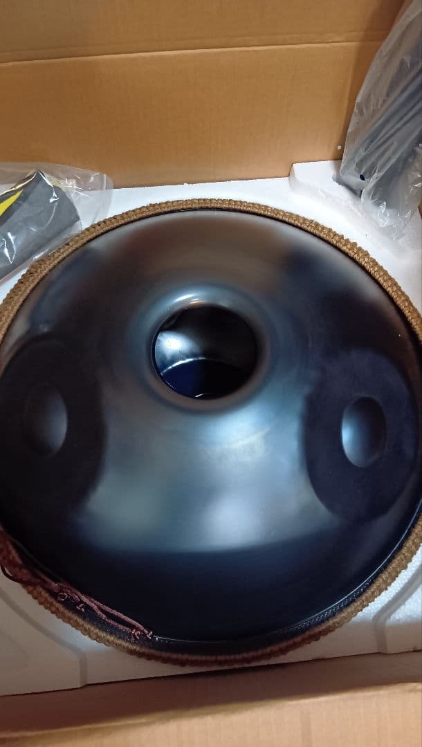新品 19インチ 12音 ハンドパン 432hz スチールタングドラム 打楽器