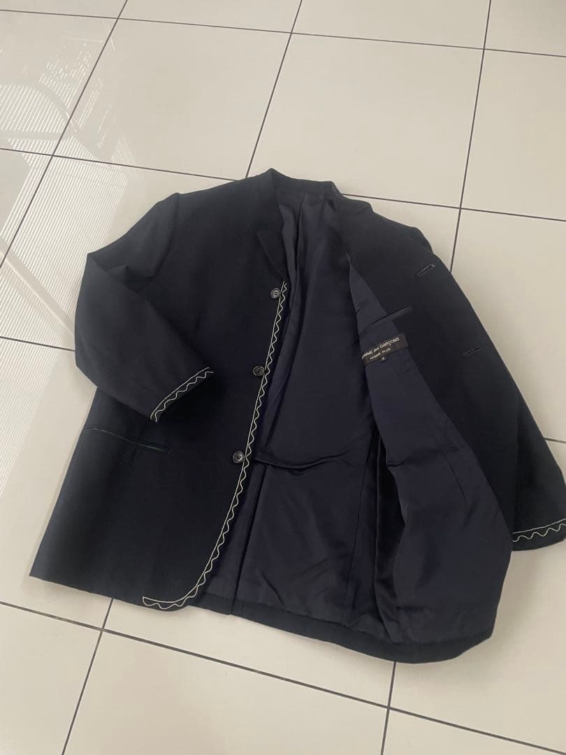 COME de GARCONS  PLUS ステッチショートカラーＪＫ