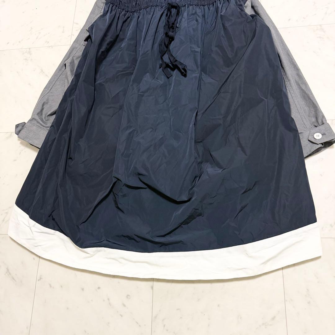 人気❤️ MARECHAL TERRE ボアライナー付き モッズコート　グレー