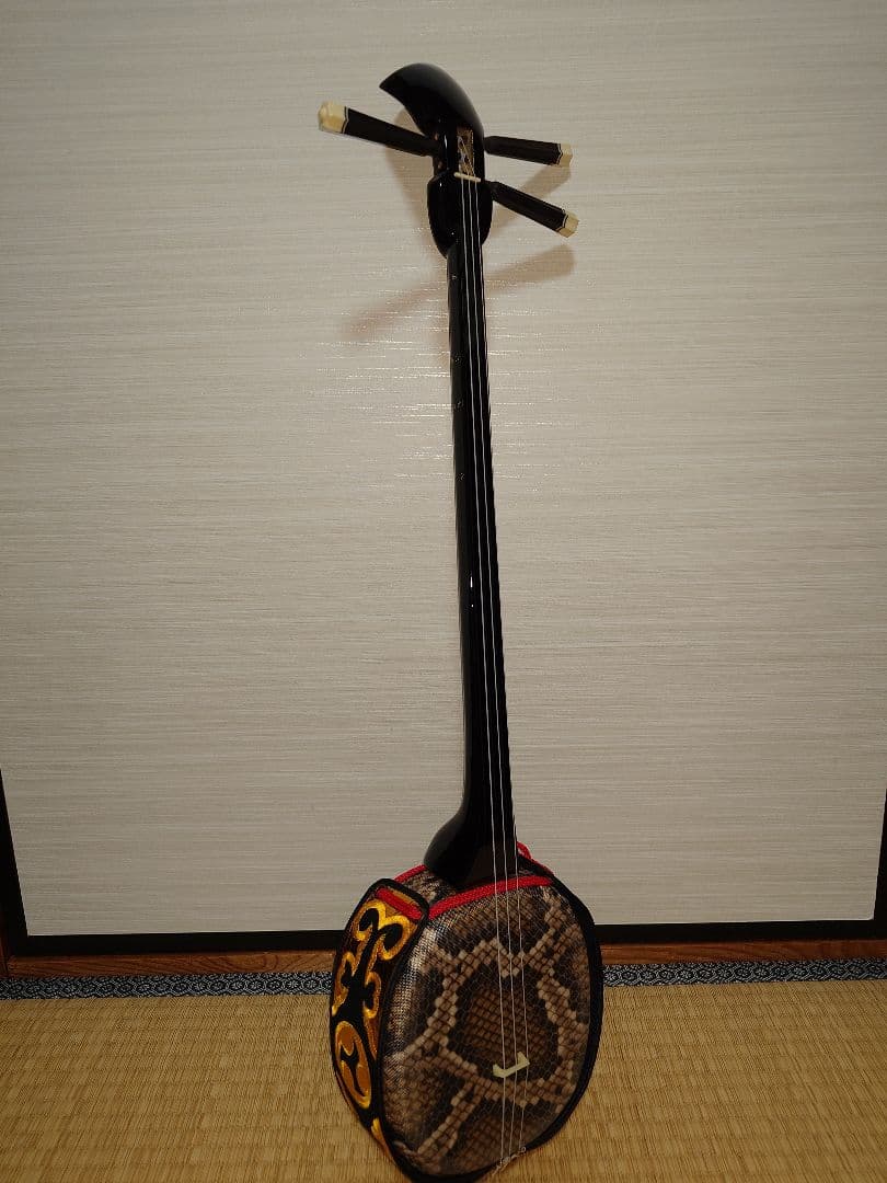 沖縄三線　一式　本体全長約80cm