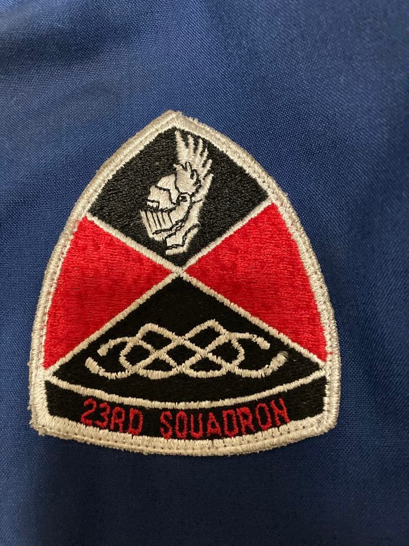 ビンテージ1970s USAFAフライトジャケット 23RD スコードロン実物