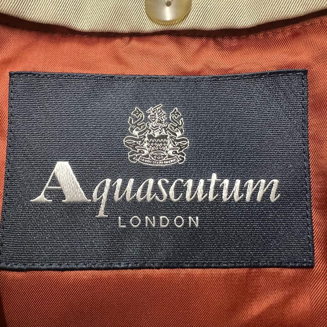 Aquascutum ✨美品✨ シングルトレンチコート（取り外しライナー付き)