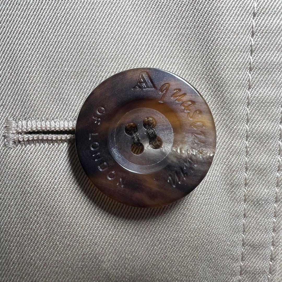 Aquascutum ✨美品✨ シングルトレンチコート（取り外しライナー付き)