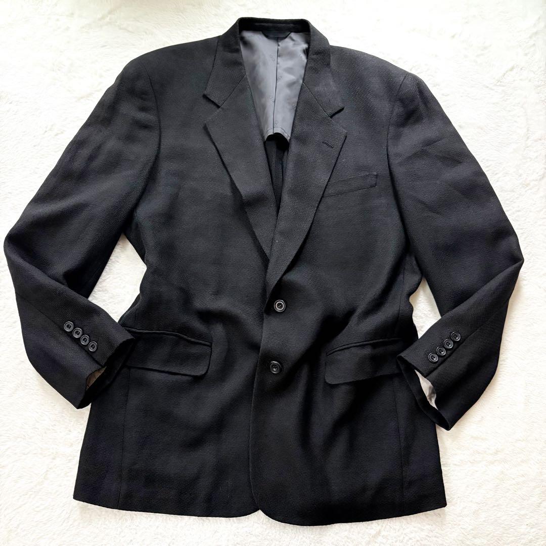 美品　クリスチャンディオール テーラードジャケット　着用感2XL〜3XL 黒