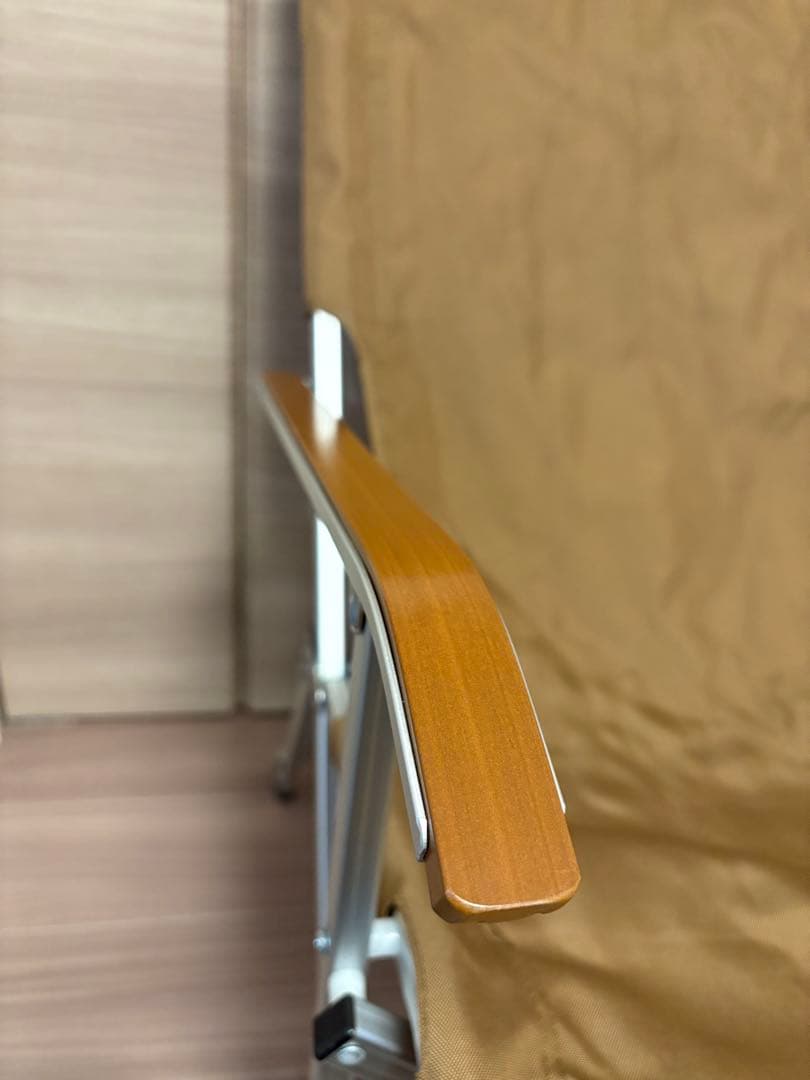 美品 小川キャンパル（OGAWA CAMPAL）ハイバックチェア（モカブラウン）