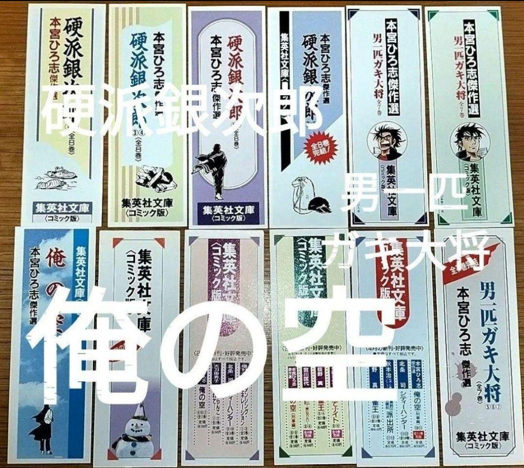 栞集英社文庫本宮ひろ志サラリーマン金太郎天地を喰らう赤龍王初版限定しおり