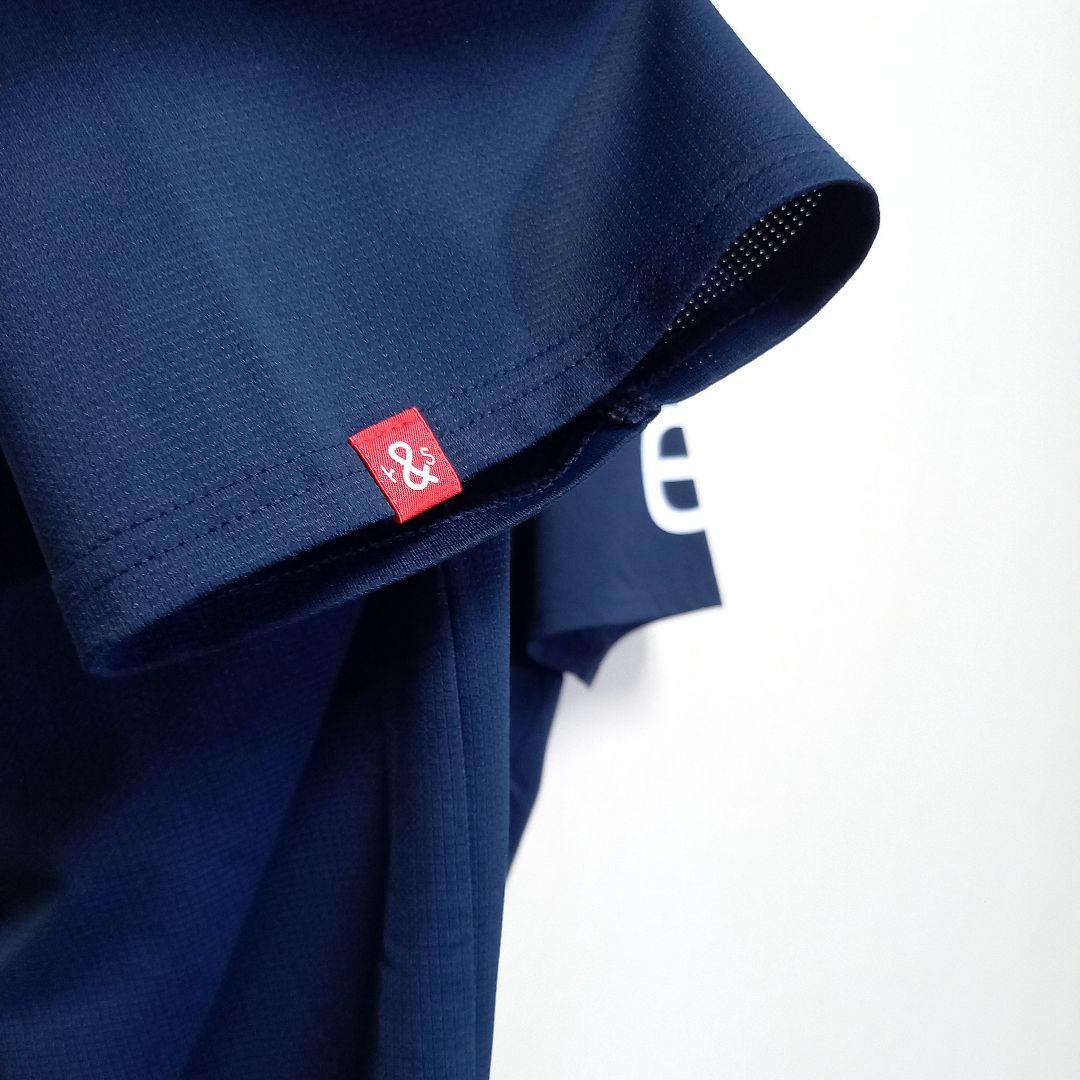 美品 ROUGH＆SWELL 半袖 モックネック シャツ Lサイズ ポロシャツ