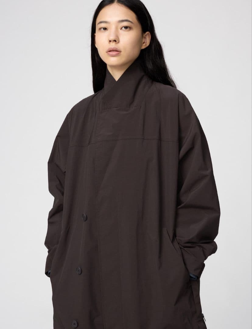 UNIQLOU　ステンカラーロングコート　XL ブラウン