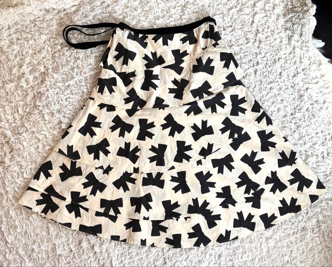 tricot COMME des GARCONSコムデギャルソンリボンスカートM