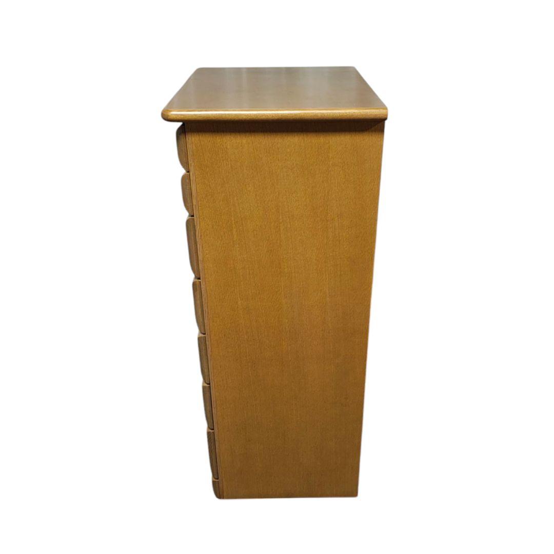 ★美品★ CAPIC 旭川家具　6段チェスト ナラ材 タンス