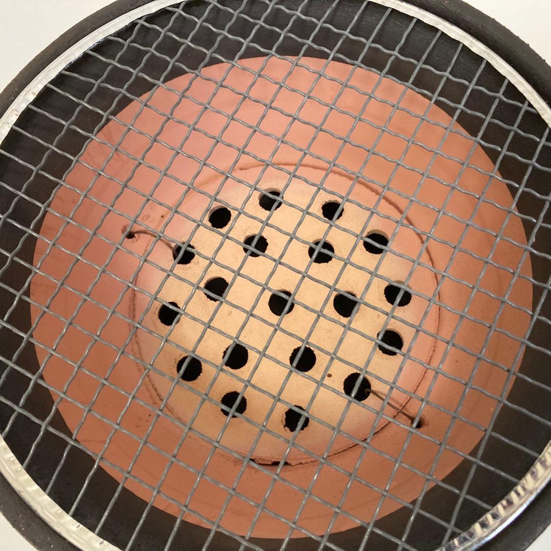 信楽焼 雲久作 水コンロ 七輪 火鉢 炭火 陶器 丸型 円形 調理 和風 レトロ