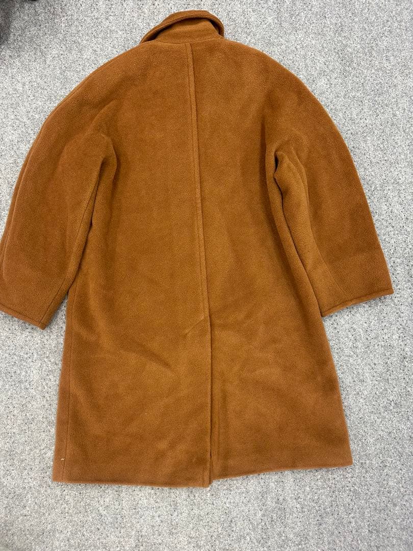 MARELLA イタリア製 カシミヤ混 ダブル チェスターコート ブラウン